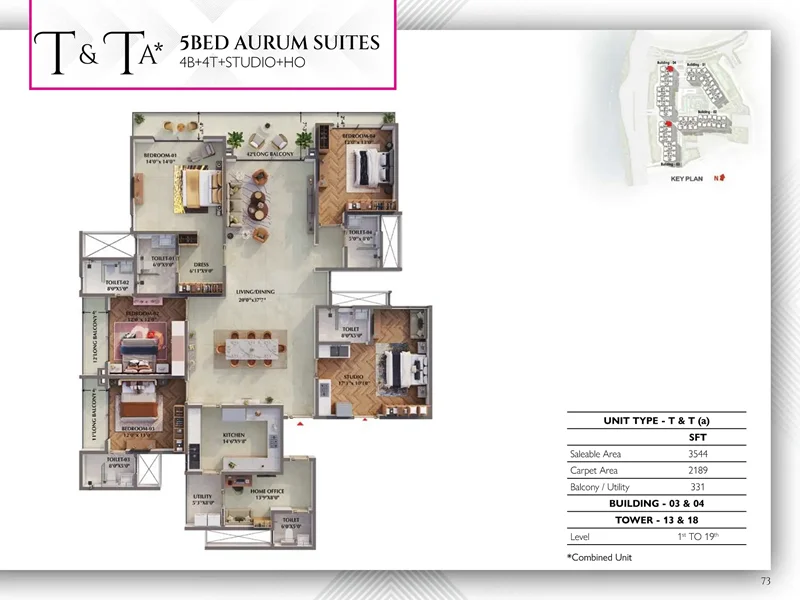 Prestige Raintree Park 5 BHK 3544 Sq Ft