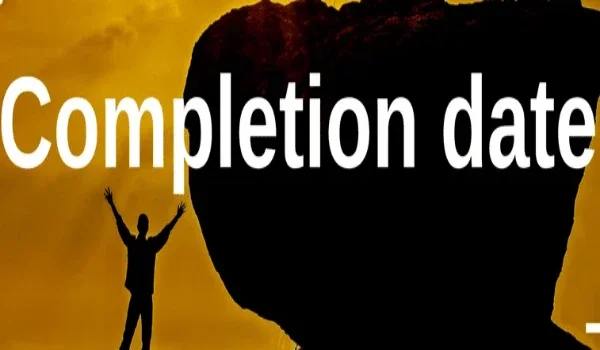 Bhartiya Garden Enclave project timeline showing the target possession date of August 2030 and RERA-approved completion schedule