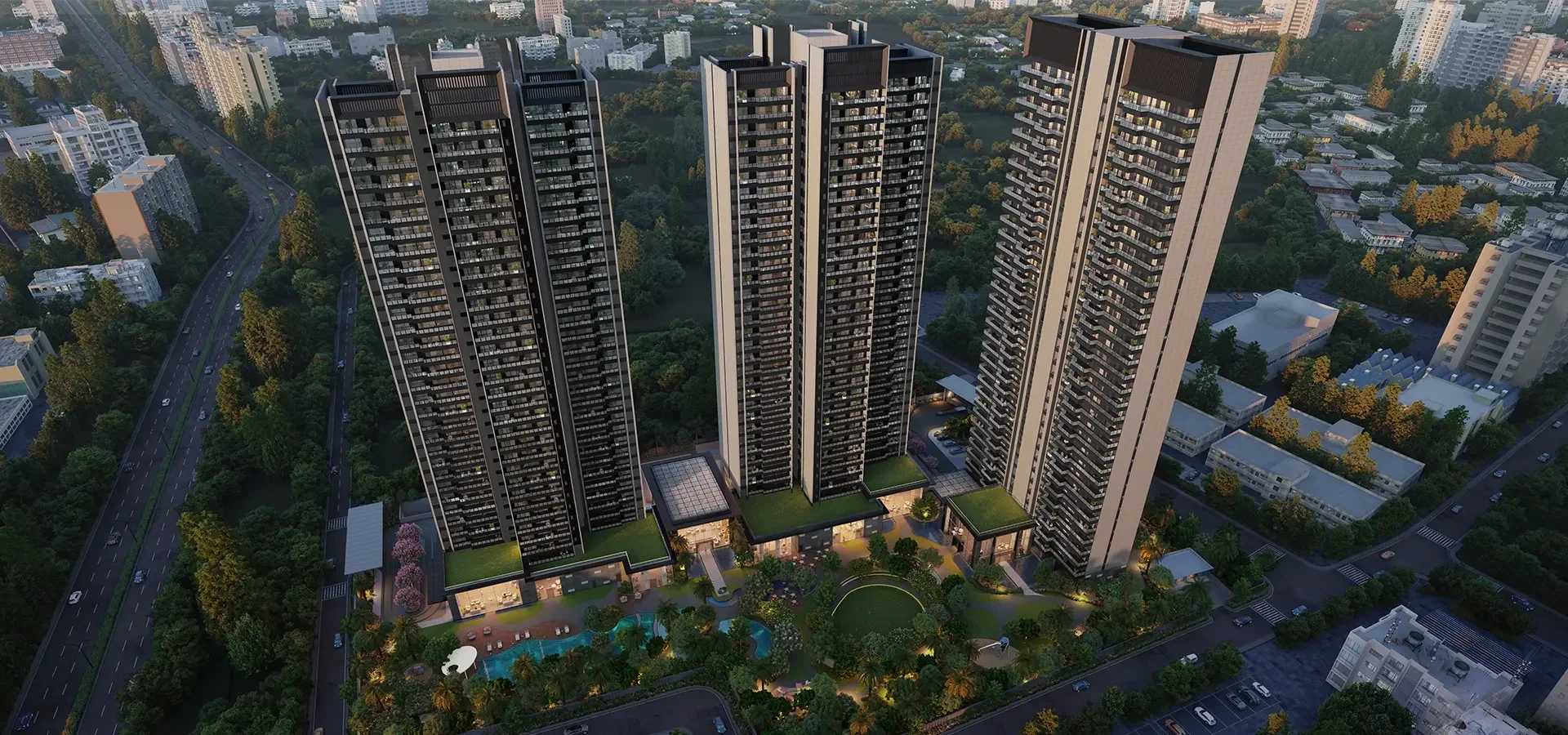 Map and location overview of Godrej Miraya ultra-luxury residential project situated in Sector 43 near Golf Course Road, Gurugram.