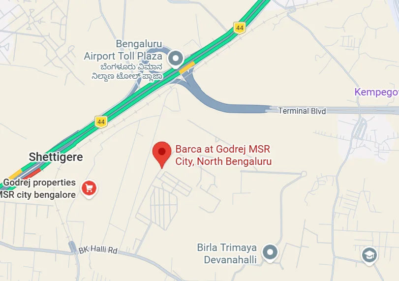 Godrej MSR City Location