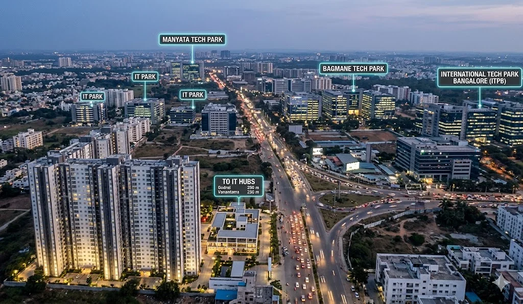 IT Hubs near Godrej Vanantara