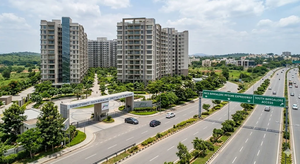 Godrej property with quick access to NICE Road South Bangalore