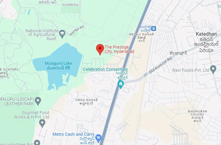 The Prestige City Hyderabad Rajendra Nagar Address
