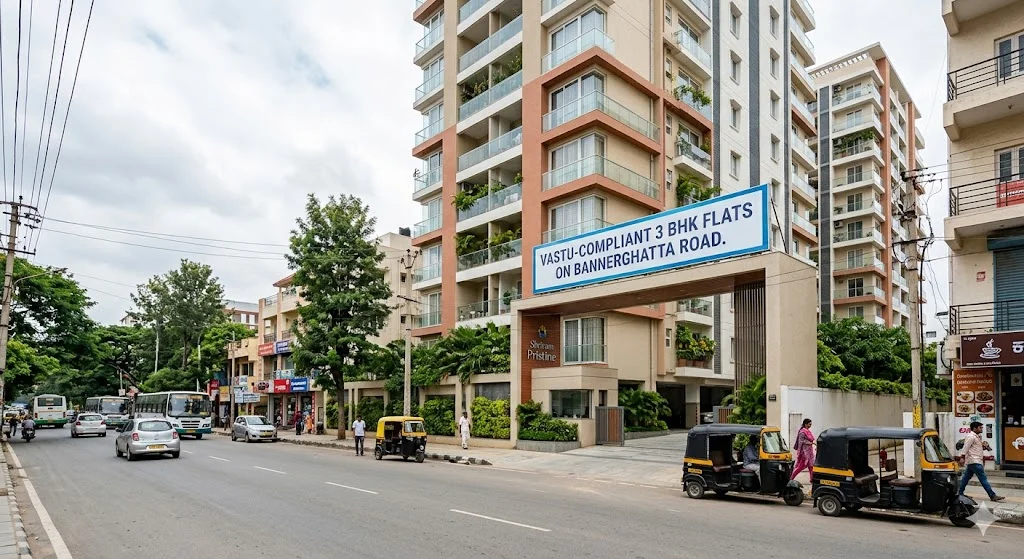 Godrej vastu-compliant 3 BHK flats on Bannerghatta Road Bangalore with modern high-rise apartments and premium amenities